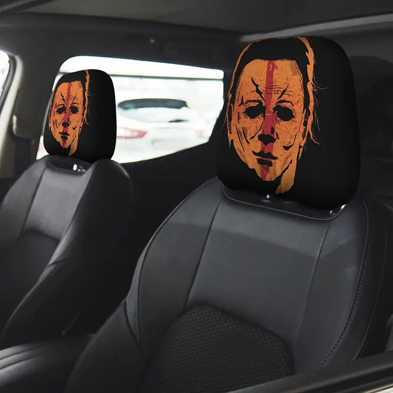 Halloween Headrest Cover