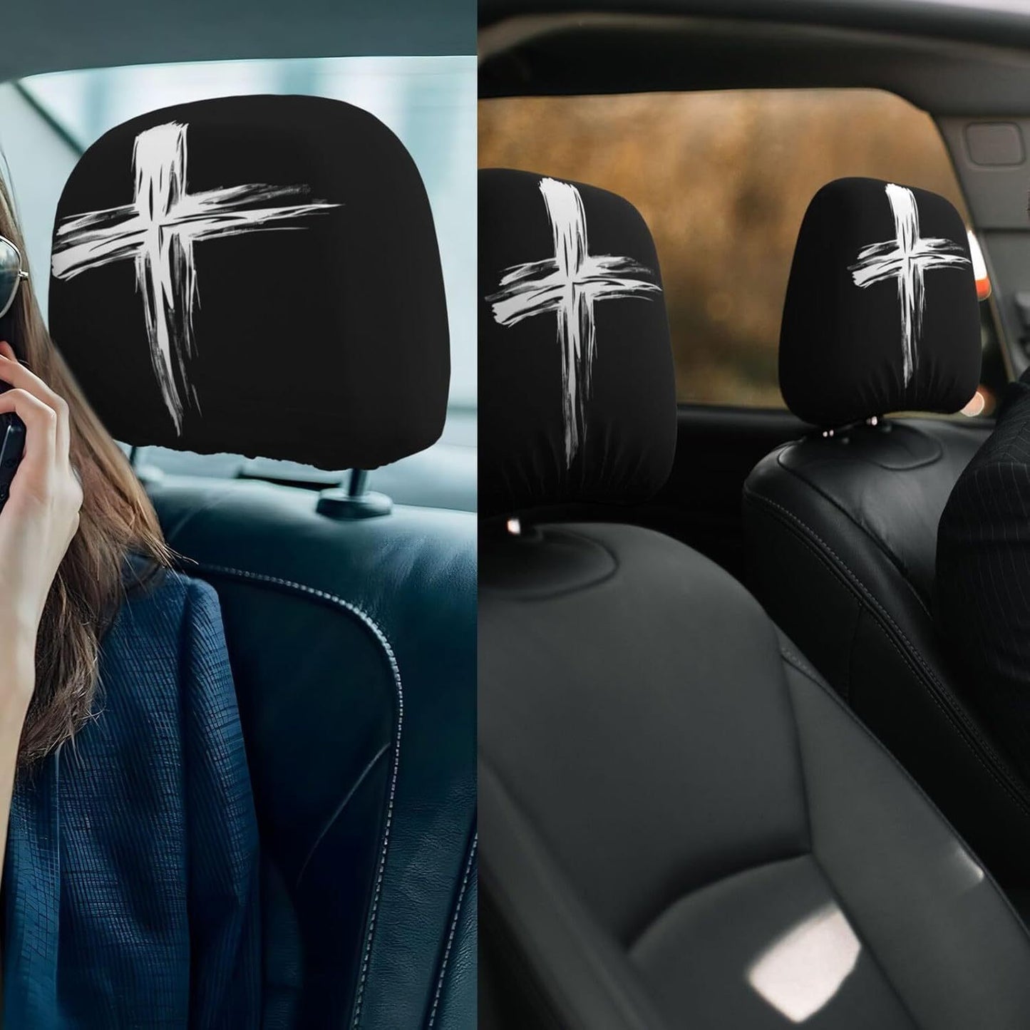 Halloween Headrest Cover