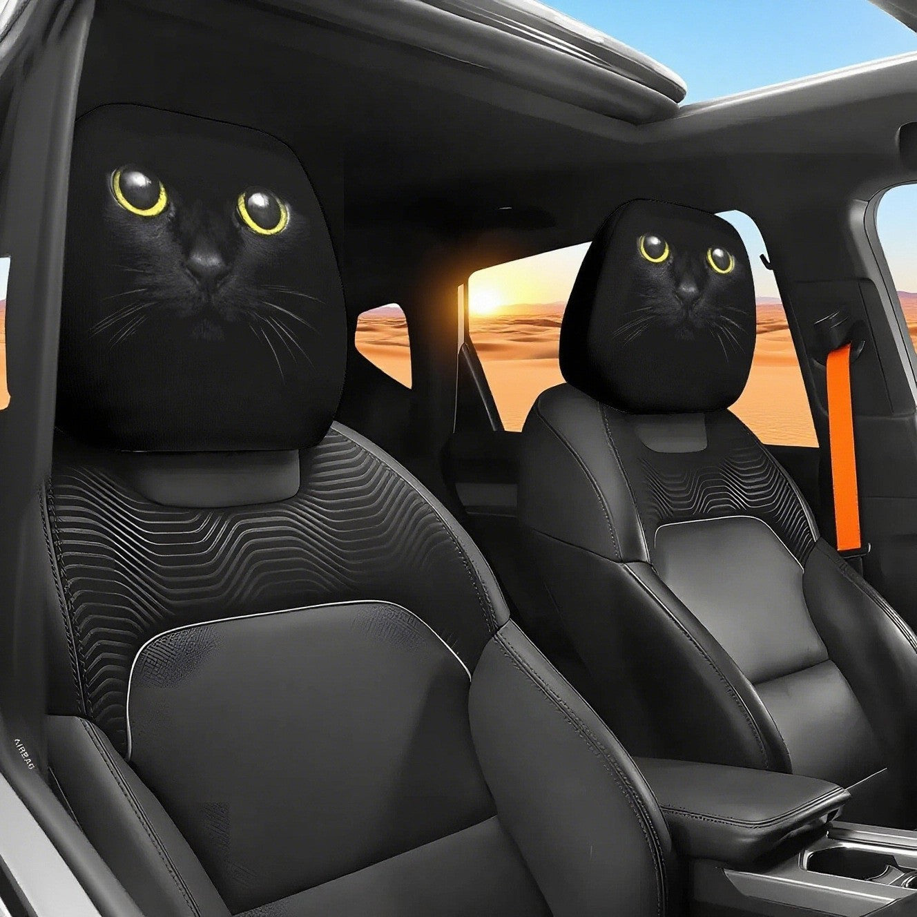 Halloween Headrest Cover